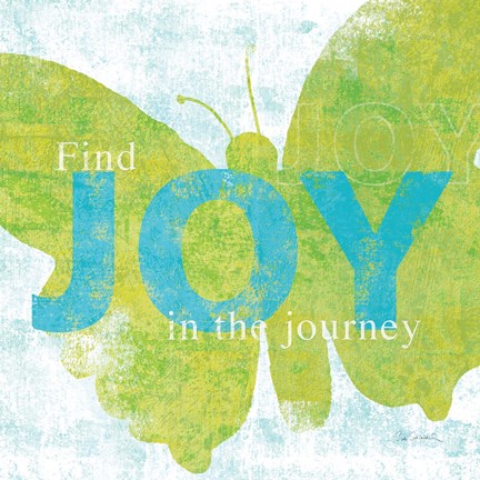 Framed Letterpress Joy Print