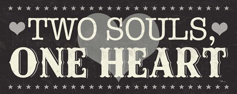 Framed L-O-V-E V Black Print