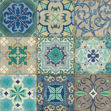 Framed Santorini I Print