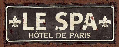 Framed Vintage Bath I Print