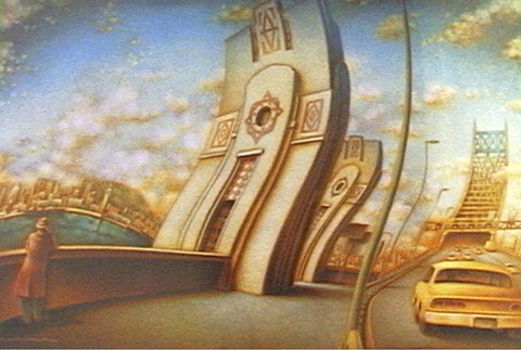 Framed Alain Cardinal - Montral Size 43x26 Print