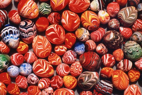 Framed Painted glass souvenirs, Ming Tombs, China Print