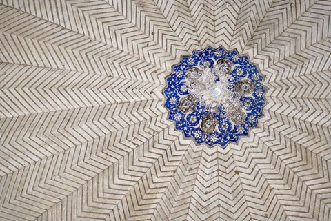 Framed Architectural details, Humayun&#39;s Tomb, Nizamuddin, India Print