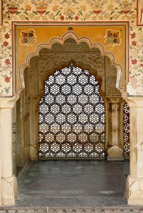 Framed Archway, Amber Fort, Jaipur, India Print