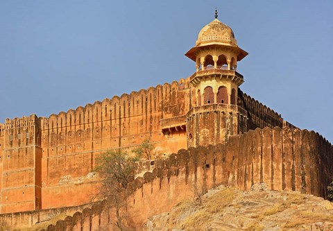 Framed Amber Fort, Jaipur, India Print