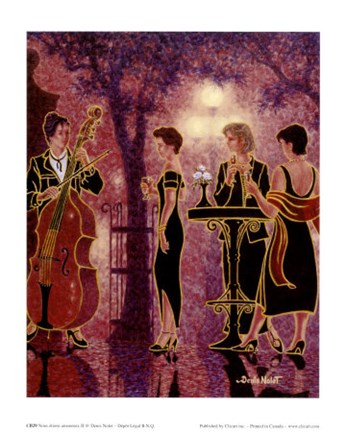 Framed Les 3 soeurs Print