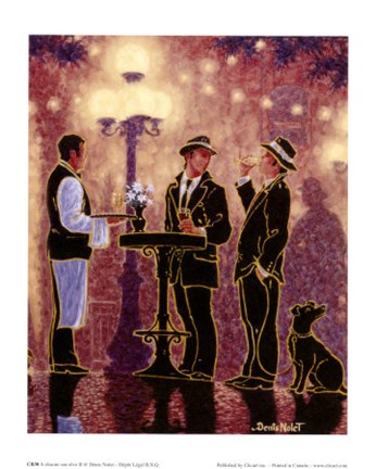 Framed Les 2 inseparables Print