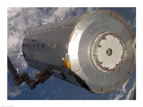 Framed Kibo Japanese Pressurized Module Print