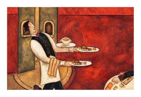 Framed Martin Service Print