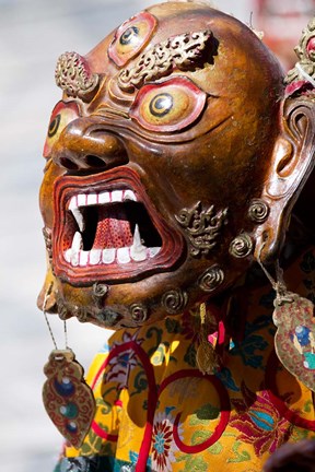 Framed Buddhist Monks, Chemrey Monastery, India Print