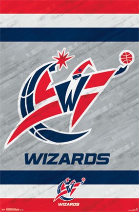 Framed Washington Wizards - Logo 14 Print