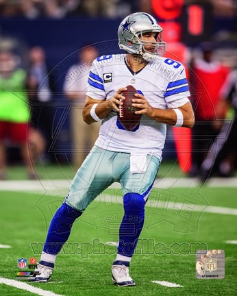 Framed Tony Romo 2014 Football Print