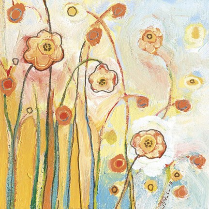 Framed Orange Whimsy Print