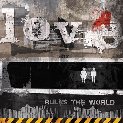 Framed Urban Love Print