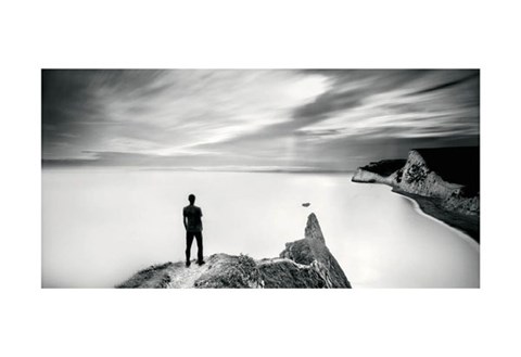 Framed Man and the Sea, Study 4 Print