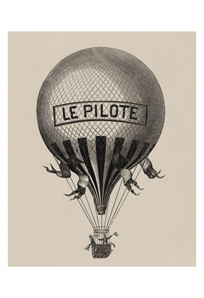 Framed Le Pilote Print