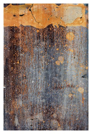 Framed Orange Splash Print