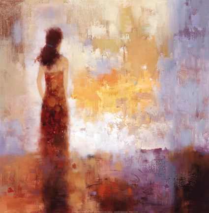 Framed Colors in the Mist I Print