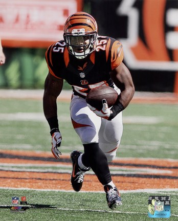 Framed Giovani Bernard 2014 Action Print