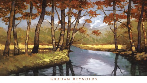 Framed Trout Stream 2 Print