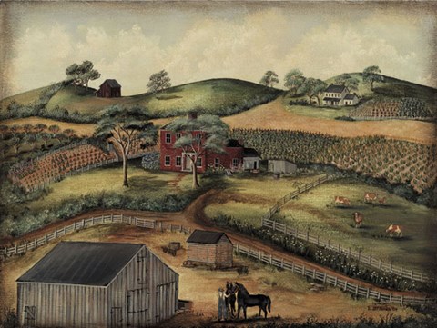 Framed Grampa&#39;s House Print