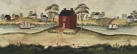 Framed Riverside Print