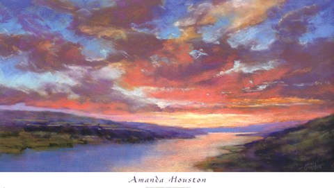 Framed Sunset Skies Print