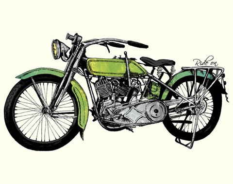 Framed Ride On Print