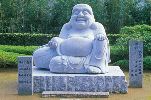Framed Statue at Kumano Nachi Shrine, Katsuura, Wakayama, Japan Print