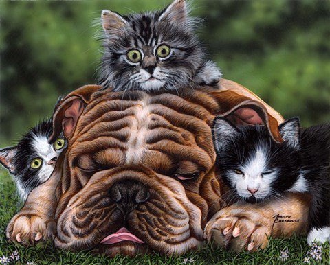 Framed Babysitter Print