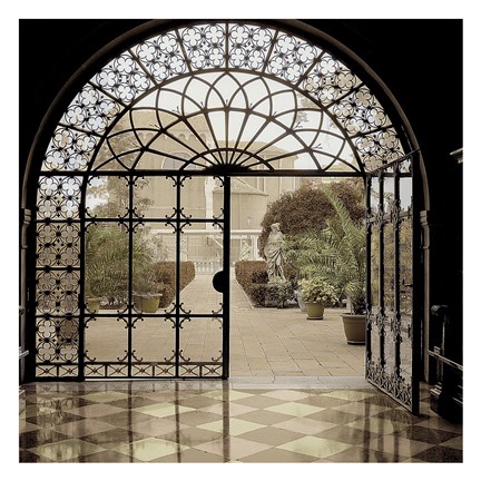 Framed Courtyard in Venezia Print