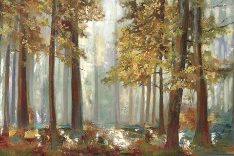 Framed Upon the Leaves Print