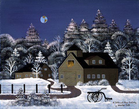 Framed Different Place Entirely Print