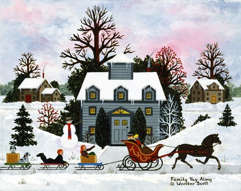 Framed Family Tag-Along Print