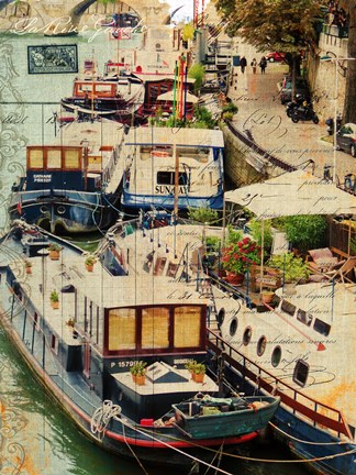 Framed Left Bank Print