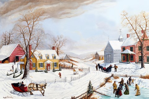 Framed Country Calling Print