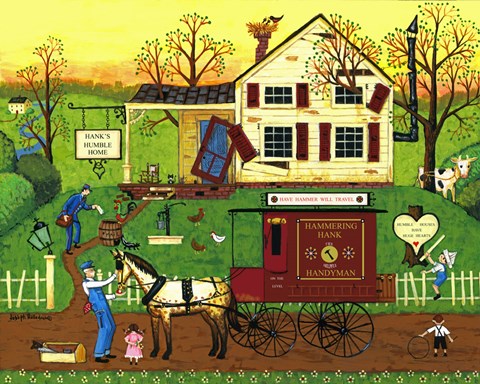 Framed Handyman Hank Print