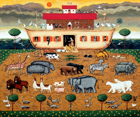 Framed Two By Two Print