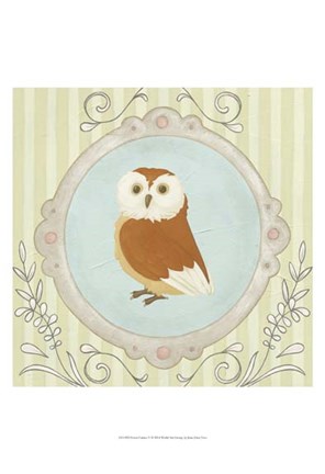 Framed Forest Cameo V Print