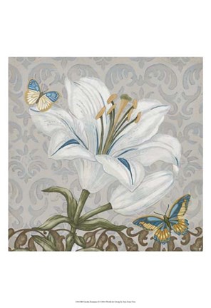 Framed Garden Romance II Print