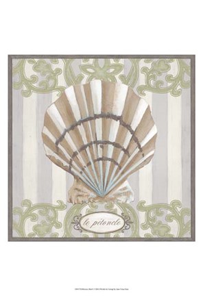 Framed Riviera Shell I Print