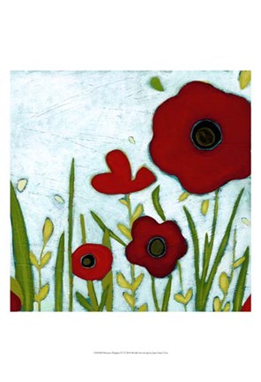 Framed Precious Poppies IV Print
