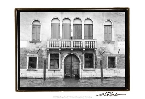 Framed Hidden Passages, Venice IV Print