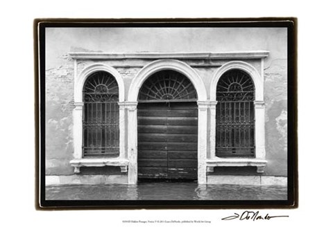 Framed Hidden Passages, Venice V Print