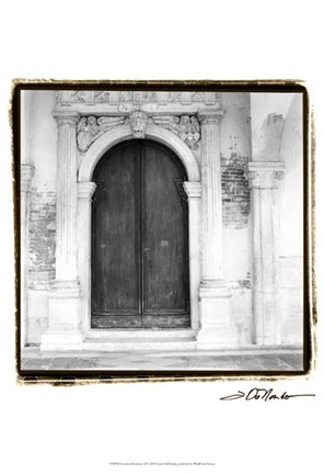 Framed Venetian Doorways II Print