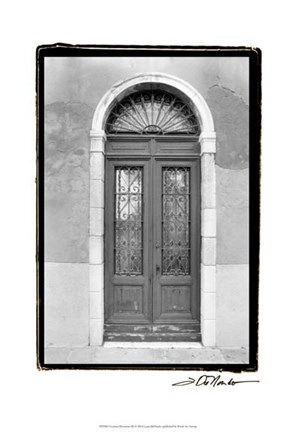 Framed Venetian Doorways III Print