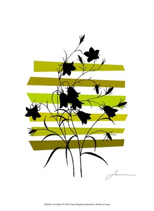 Framed Color Shade VI Print