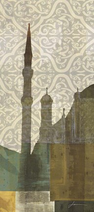 Framed Eastern Spires III Print