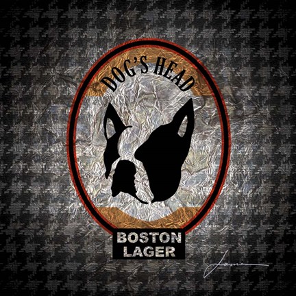 Framed Hound&#39;s Tooth IV Print