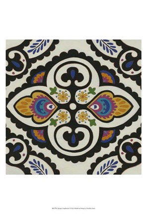 Framed Calliope Compliment I Print